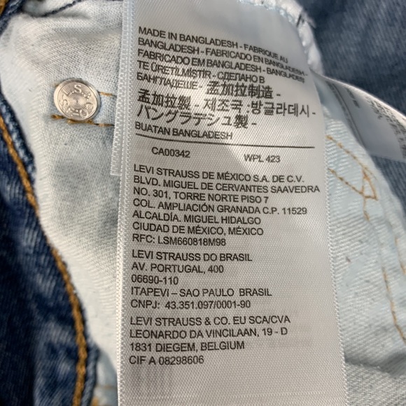 Levi Strauss “505” Straight leg blue jeans size 40 - Picture 13 of 16